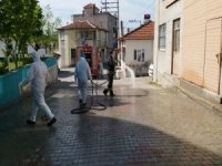 Karantina Altındaki Sindelli Mahallesi Dezenfekte Ediliyor