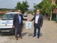 Saruhanlı’da Maskeler Muhtarlara Teslim Edildi