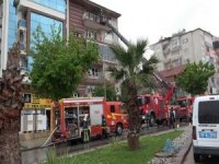 Tüpten Sızan Gaz Yangına Neden Oldu