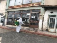 Emet’te Kamu Kurumları Ve Esnaflar Aralıksız Dezenfekte Ediliyor