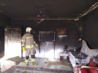Soba Bacasından Çıkan Yangında 1 Kişi Dumandan Etkilendi