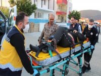 Otomobille Motosiklet Kafa Kafaya Çarpıştı: 1 Yaralı