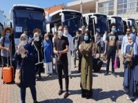 Karantinadan Beyaz Güvercin Ve Fidanlarla Uğurlandılar