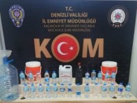 Denizli’de Kaçak Dezenfektan Üreten Firmalara Polisten Operasyonu