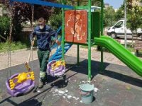 Konak’ta Parklar Çocuklar İçin Hazırlanıyor