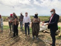 Mevsimlik Tarım İşçilerine Maske Dağıtıldı