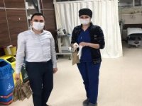Ak Parti Marmaris İlçe Başkanından Gece Nöbet Tutan Beyaz Meleklere Anlamlı Ziyaret