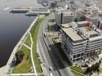 İzmir’in Sakin Görüntüsü Havadan Görüntülendi