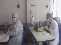 Selendi’de Gönüllü Maske Üretimi Devam Ediyor