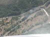 Ekipler Anında Müdahale Etti, Askeri Alandaki Yangın Büyümeden Söndürüldü