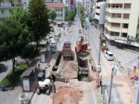 Talatpaşa Bulvarı’nda Altyapı Mesaisi