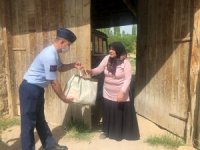 İhtiyaç Sahibi Vatandaşlara Temizlik Maddesi Dağıtıldı