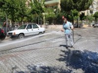 Efeler’de Belediye Ekiplerinden Bayram Mesaisi