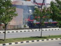 Tren Yolunda Çıkan Ot Yangını Korkuttu