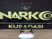 Kuşadası’nda Sokağa Çıkma Kısıtlamasına Uymayan Şüphelinin Üzerinden Uyuşturucu Çıktı