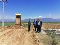 Aydın Bşb Desteği İle Hamzabali Tarla Ve Bahçe Yolları Düzeltiliyor