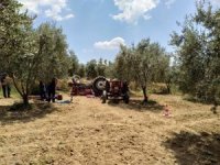 Devrilen Traktörünün Altında Can Verdi