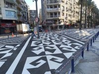 İzmir’de Sanat Eseri Gibi Yaya Geçidi