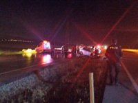 Takla Atan Otomobildeki 4 Kişi Kazayı Yara Almadan Atlattı