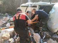 Marmaris’te Otomobil Dereye Uçtu: 4 Yaralı