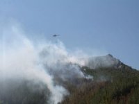 Yıldırım Düştü, 3 Hektar Ormanlık Alan Yandı