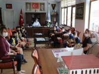 Minik Sporculardan Başkan Biçer’e Ziyaret