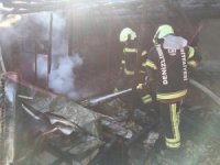 Evden Yükselen Alevler Paniğe Neden Oldu