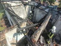 Köyceğiz’de Ahşap Ev Küle Döndü