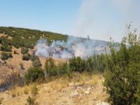 Denizli’de Orman Yangına Havadan Ve Karadan Müdahale Ediliyor