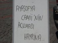 Uşak’ta Ayasofya-i Kebir Cami-i Şerifi Hayrına Lokma Döküldü