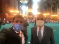 Rektör Aldemir Ayasofya Camii’nde İlk Cuma Namazına Katıldı