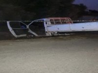 Polisten Kaçarken Su Kanalına Devrildi