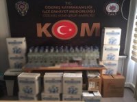 İzmir’de Kaçak İçki Ve Cinsel İçerikli Hap Operasyonu