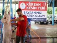 Vatandaşların Kurbanları Sağlıklı Ve Hijyenik Ortamlarda Kesildi