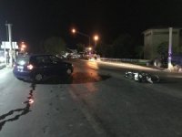 Kuşadası’nda Motosiklet Kazası; 1 Yaralı