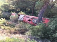 Yangında Arazöz Devrildi: 1 Yaralı