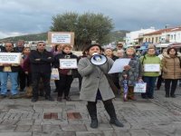 Hayvanlara Yönelik Şiddet Foça'da Protesto Edildi
