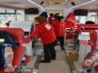 Ali­ağa’dan dep­rem­ze­de­ler için kan ba­ğı­şı des­te­ği