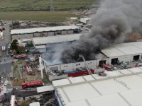 Aliağa Sanayi Sitesinde Yangın Kontrol Altına Alındı