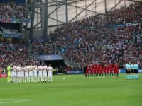 EURO 2016'da Türkiye İçin Saygı Duruşu