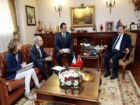 Bakan Eroğlu, İtalya'nın Ankara Büyükelçisi Mattiolo'yu Kabul Etti