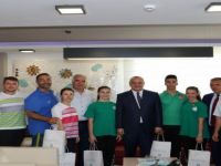 Başkan Ergün Dünya Şampiyonlarını Ağırladı