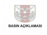 Genelkurmay Başkanlığından Son Dakika Açıklaması