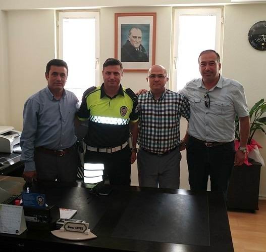 Minibüsçülerden Emniyet Müdürü Taşcı’ya Ziyaret