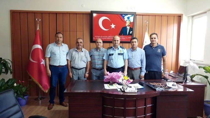Minibüsçülerden Emniyet Müdürü Taşcı’ya Ziyaret