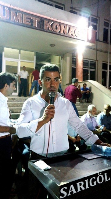 Sarıgöl’de Demokrasi Şehitleri İçin Mevlit Okundu