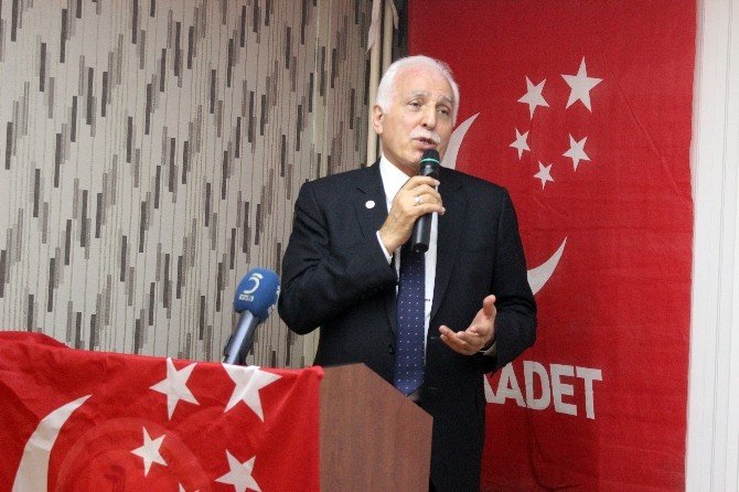Saadet Partisi Genel Başkanı Mustafa Kamalak Tavşanlı’da