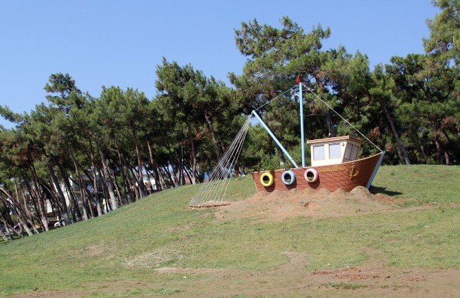 Taka Çamlığı Güzelleştirdi