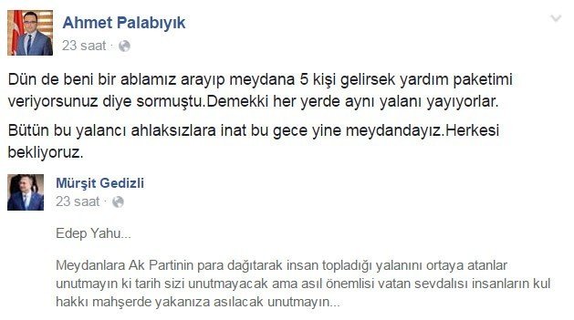 Palabıyık, ’Meydana Gidenlere Para’ Dedikodularını Yalandı