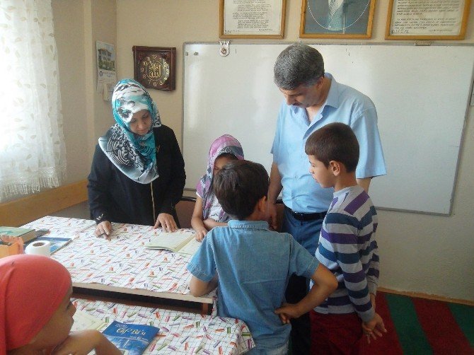 Müftü Mustafa Arda’dan Yaz Kur’an Kurslarına Ziyaret